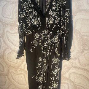 Black and white dress